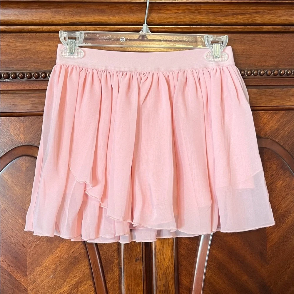 Carter's Pink Glitter V-Neck Ballet Top and Pink Ballet Skort